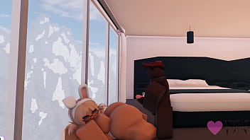 Roblox bunny slut gets fucked