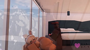 Roblox bunny slut gets fucked
