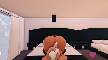 Roblox bunny slut gets fucked