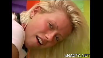 Slutty merry fucks hard till climax