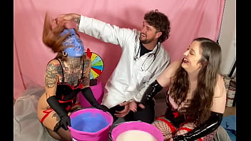 Human anatomy sploshing and gunge spin the wheel