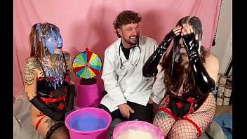 Human anatomy sploshing and gunge spin the wheel