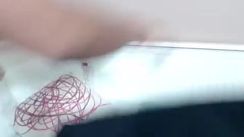 Solo dildo fucking performance of busty oriental gal maxine x