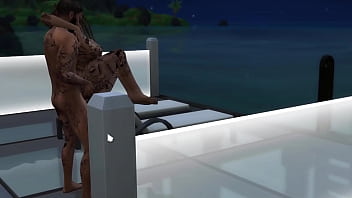 Sims 4 izaiah gets fucked in a lawn chair