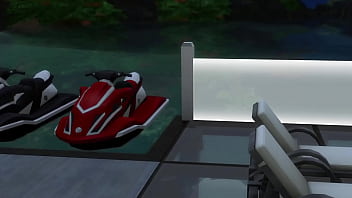 Sims 4 izaiah gets fucked in a lawn chair