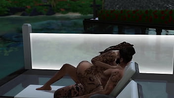 Sims 4 izaiah gets fucked in a lawn chair