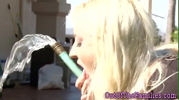 Busty stepmom rides dick