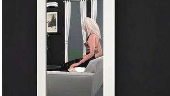 Called a neighbor to jerk off his dick with her legs in tights footjob 18 year old cnilingus porno