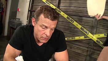 Melody jordan flashes her badge around