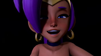 Giant shantae swallows a train