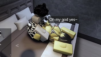 Roblox fucking horny catgirl and filling her up