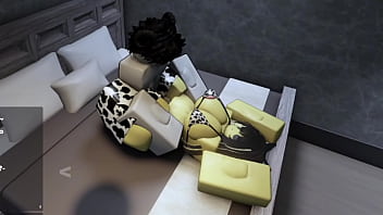 Roblox fucking horny catgirl and filling her up