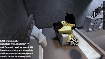 Roblox fucking horny catgirl and filling her up