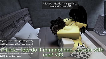 Roblox fucking horny catgirl and filling her up