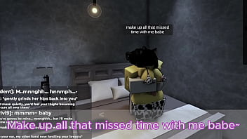 Roblox fucking horny catgirl and filling her up