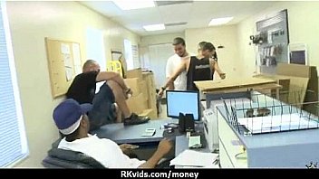 Desperate teen naked in public and fucks to pay rent 14