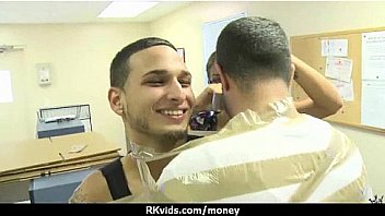 Desperate teen naked in public and fucks to pay rent 14