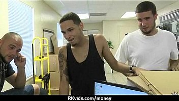 Desperate teen naked in public and fucks to pay rent 14