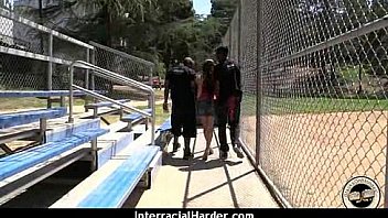 Huge black cock takes little white ass 5