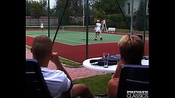 The short way from the tennis court to an orgy