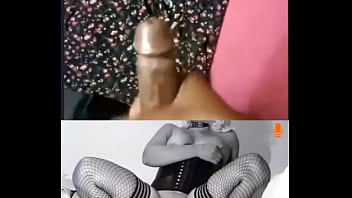 This guy cum tribute hotty puttta on his wife dress