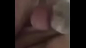 Wife with glass dildo