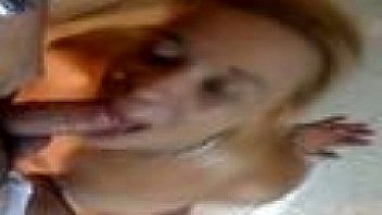 Amateur blonde wife blowjob