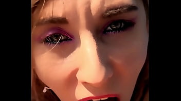 Swallowing that load with a smile on her face