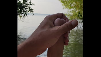 Being naughty at the lake