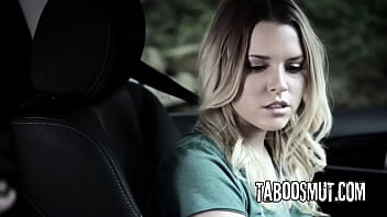 Pervy driving instructor has outdoor sex with his student