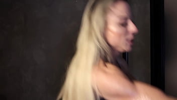 Oiled & dumbbell fucked hard