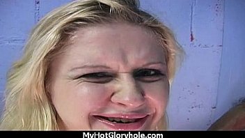 Sexy ebony enjoying gloryhole 26