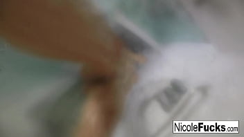 Blonde babe gets wet for you