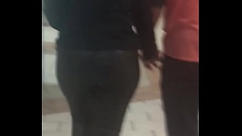 Nice ass in leather pants