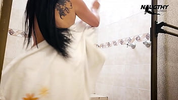 Masturbating in the shower while my lover records me