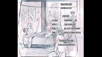 Redhead girl hentai gangbang