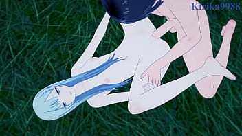 Yoisaki kanade short hair long hair intense sex project sekai hentai