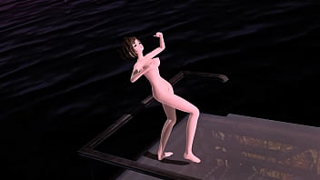 Sakine meiko bailando desnuda