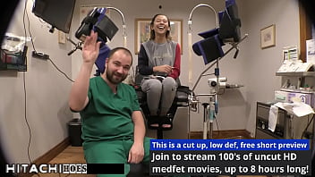 Freshman gets mandatory hitachi orgasm from doctor tampa kalani luana