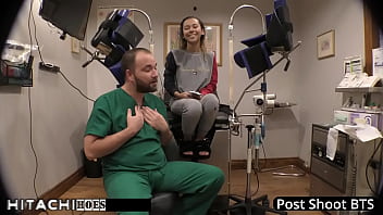 Freshman gets mandatory hitachi orgasm from doctor tampa kalani luana