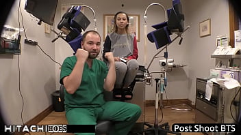 Freshman gets mandatory hitachi orgasm from doctor tampa kalani luana