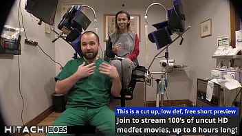 Freshman gets mandatory hitachi orgasm from doctor tampa kalani luana