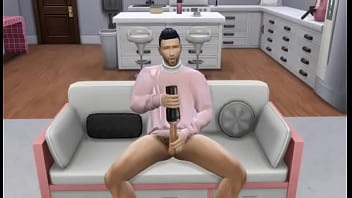 Gay Asian Plays With Himself On Couch thumbnail