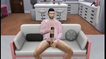 Gay Asian Plays With Himself On Couch thumbnail