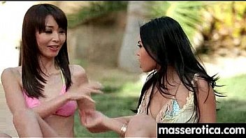 Gorgeous masseuse explores the body of a sexy lesbian beauty 10