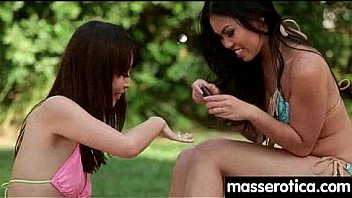 Gorgeous masseuse explores the body of a sexy lesbian beauty 10