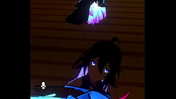 A girl sucking a desktop player off