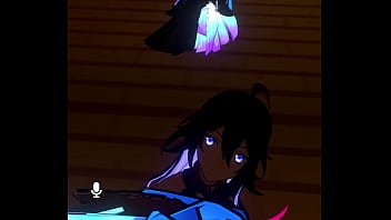 A girl sucking a desktop player off