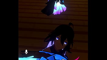 A girl sucking a desktop player off