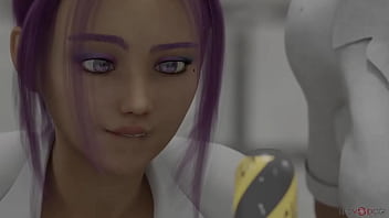 All the way through by redvoidcgi dick girl fucked by a huge pole until it comes out the other side